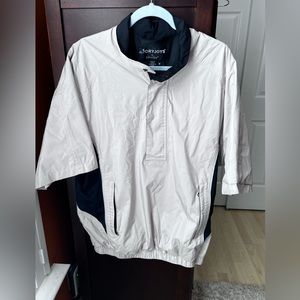 FootJoy DryJoy Mens M Golf Short Sleeve Wind Pullover Jacket